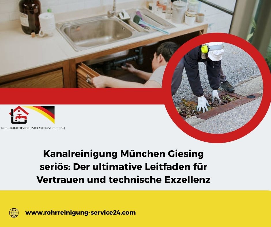 Kanalreinigung München Giesing seriös