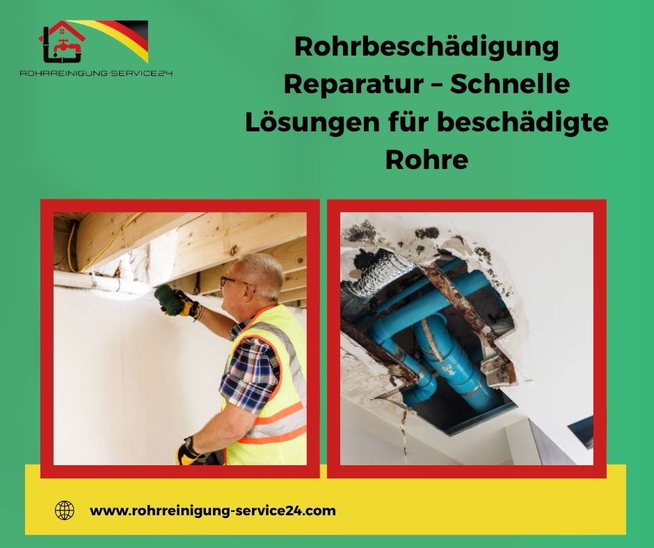 Rohrbeschädigung Reparatur