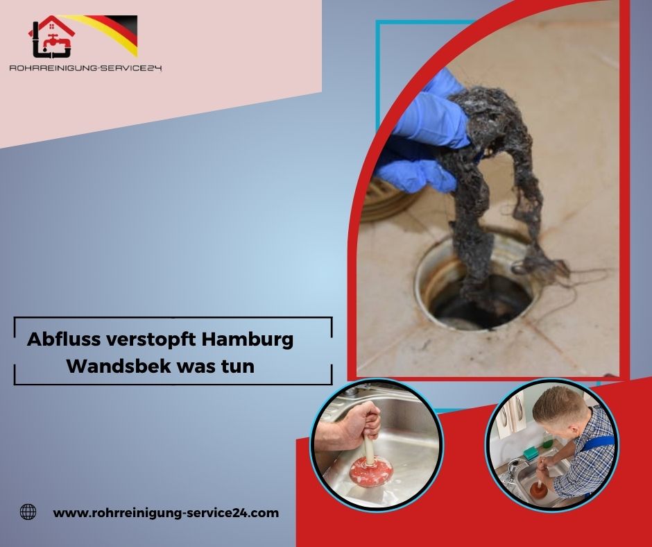 ?Abfluss verstopft Hamburg Wandsbek was tun