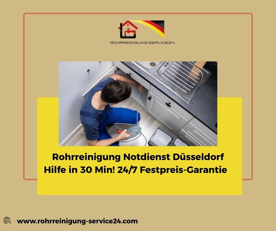 Rohrreinigung Notdienst Düsseldorf