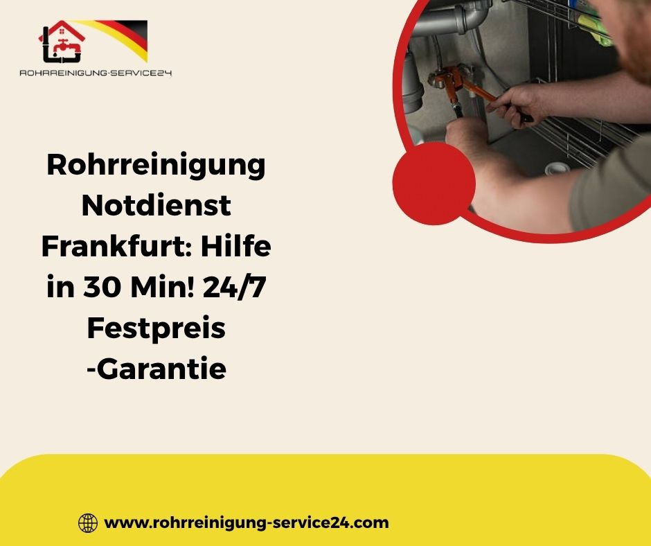 Warum wir der führende Rohrreinigung Notdienst in Frankfurt sind