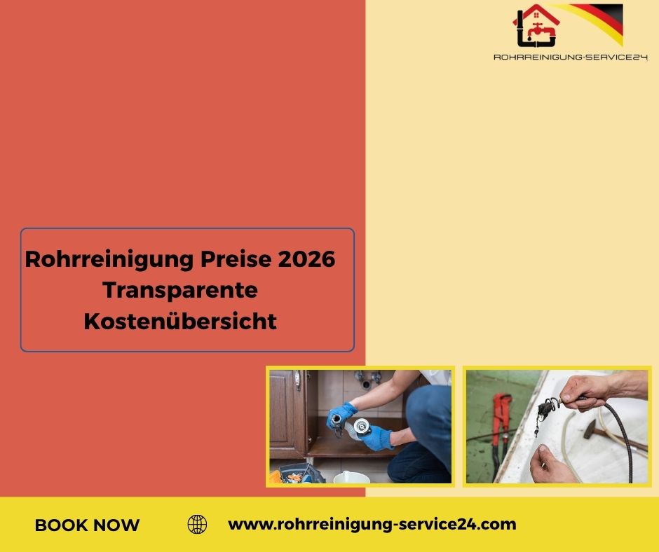 Rohrreinigung Preise 2026 Rohrreinigung Preise 2026