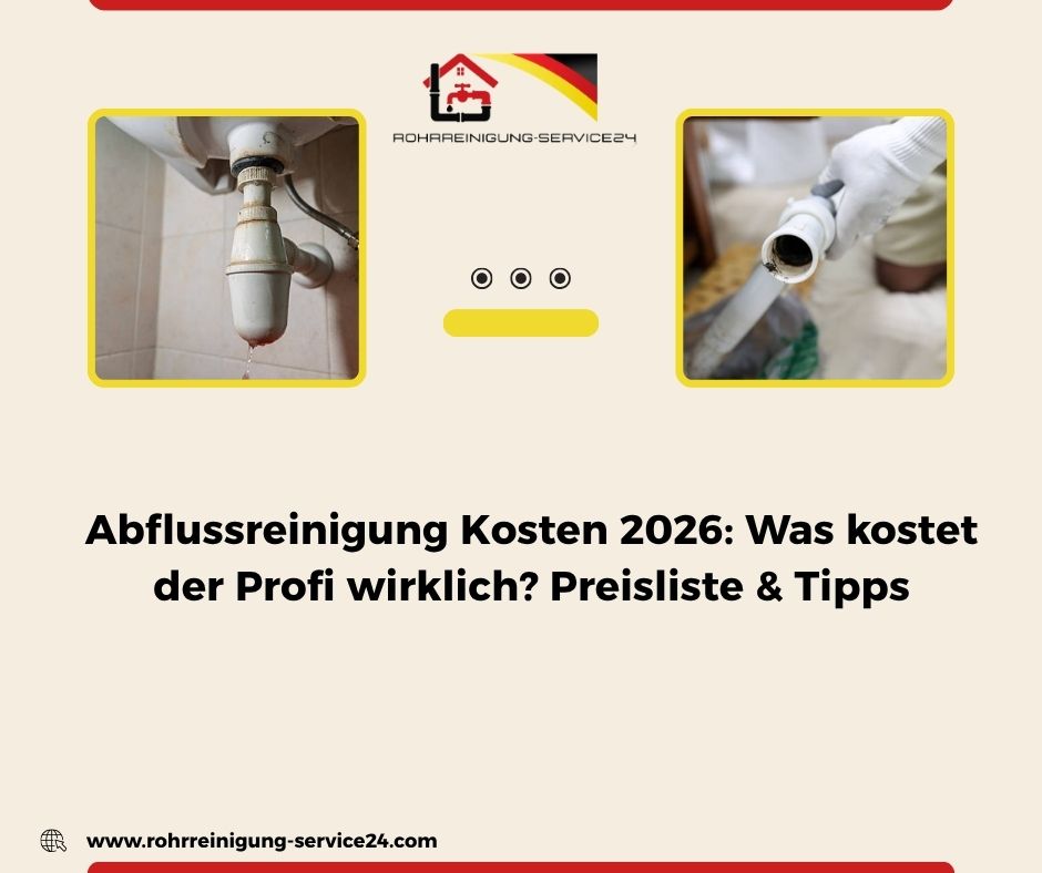 Abflussreinigung Kosten 2026