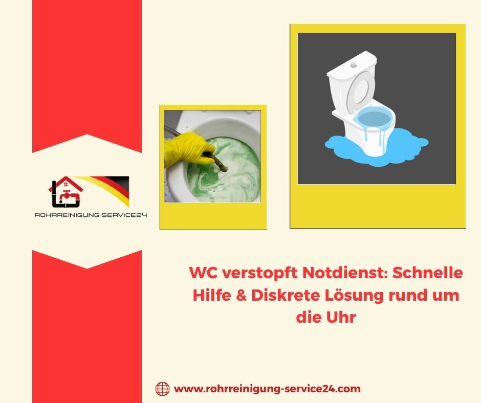 WC verstopft Notdienst