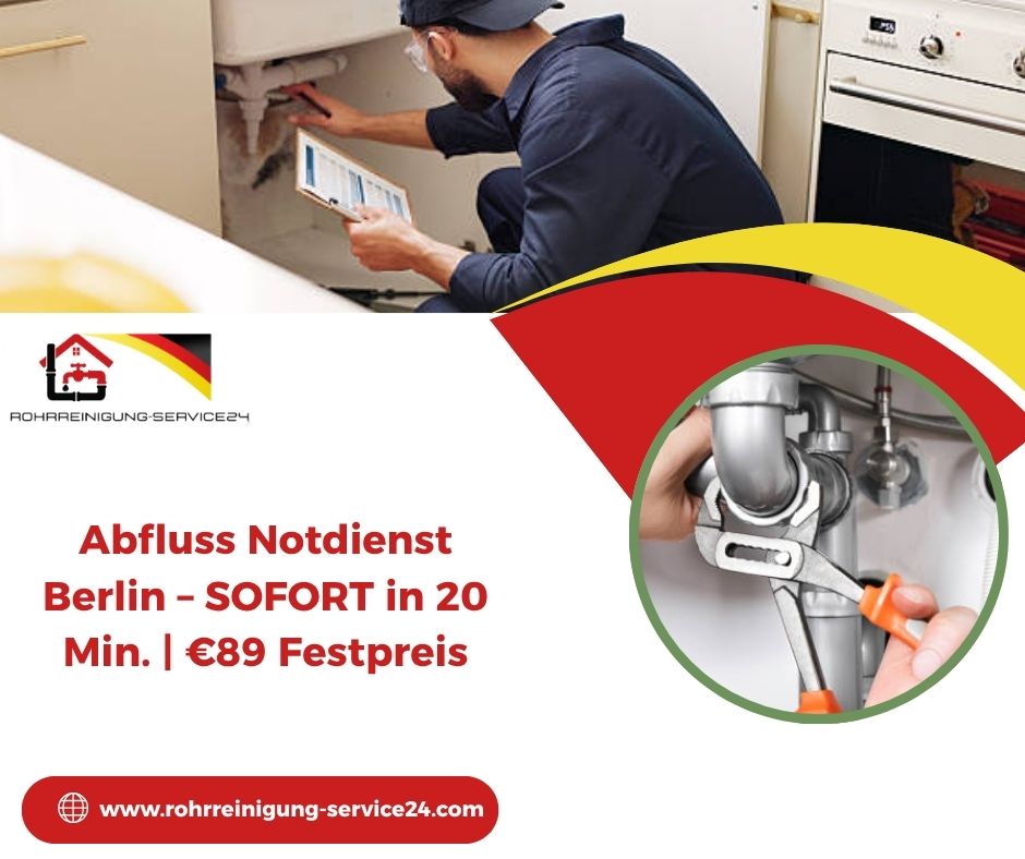Abfluss Notdienst Berlin – Wie funktioniert es?