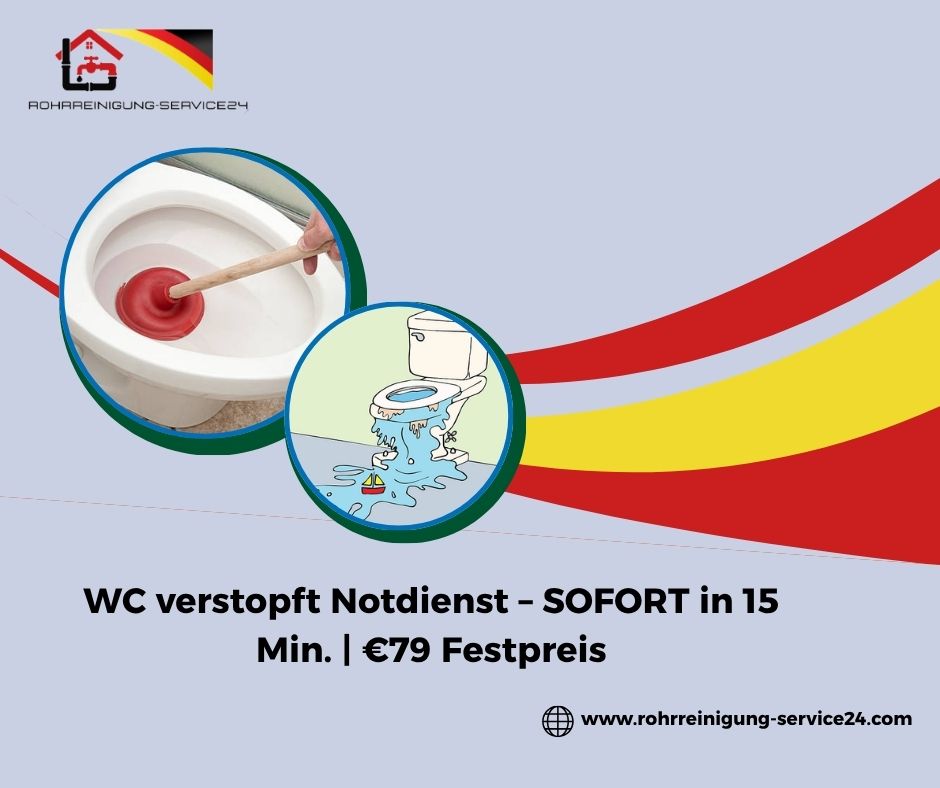 WC verstopft Notdienst – Häufige Ursachen