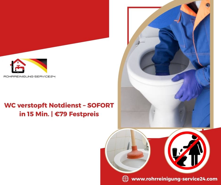 WC verstopft Notdienst – Prävention ist besser