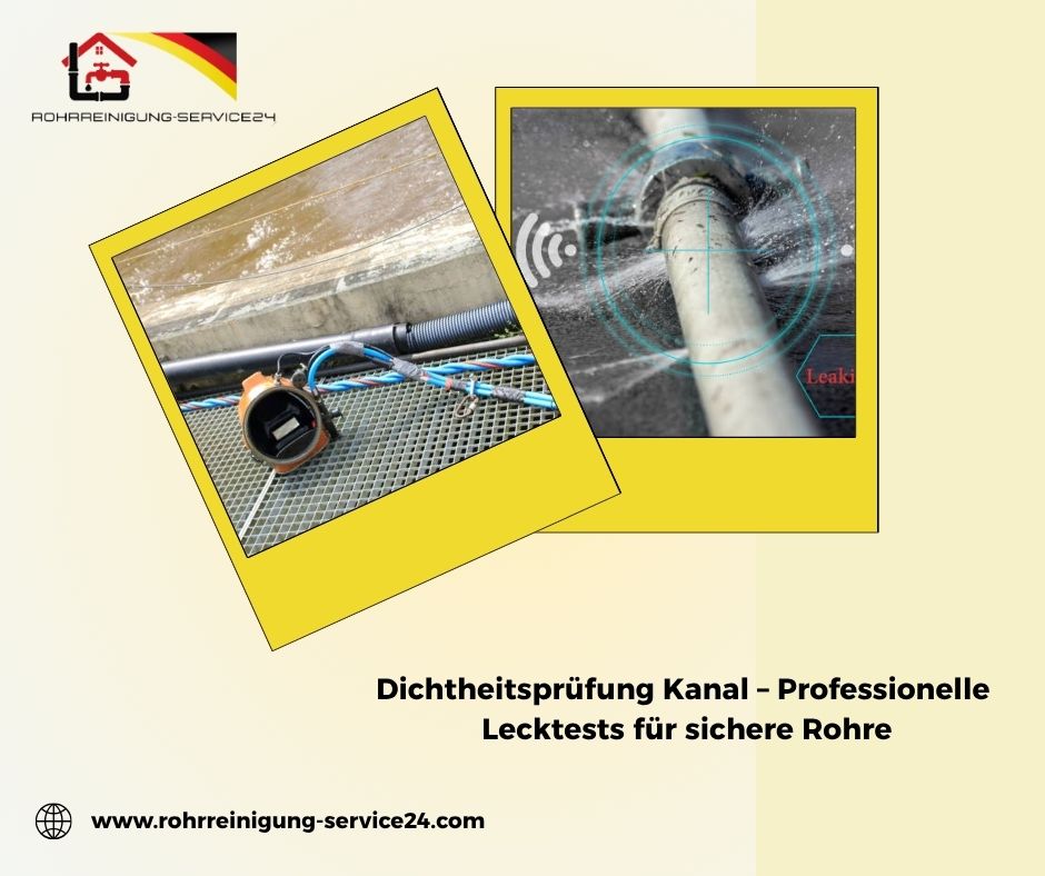 Dichtheitsprüfung Kanal