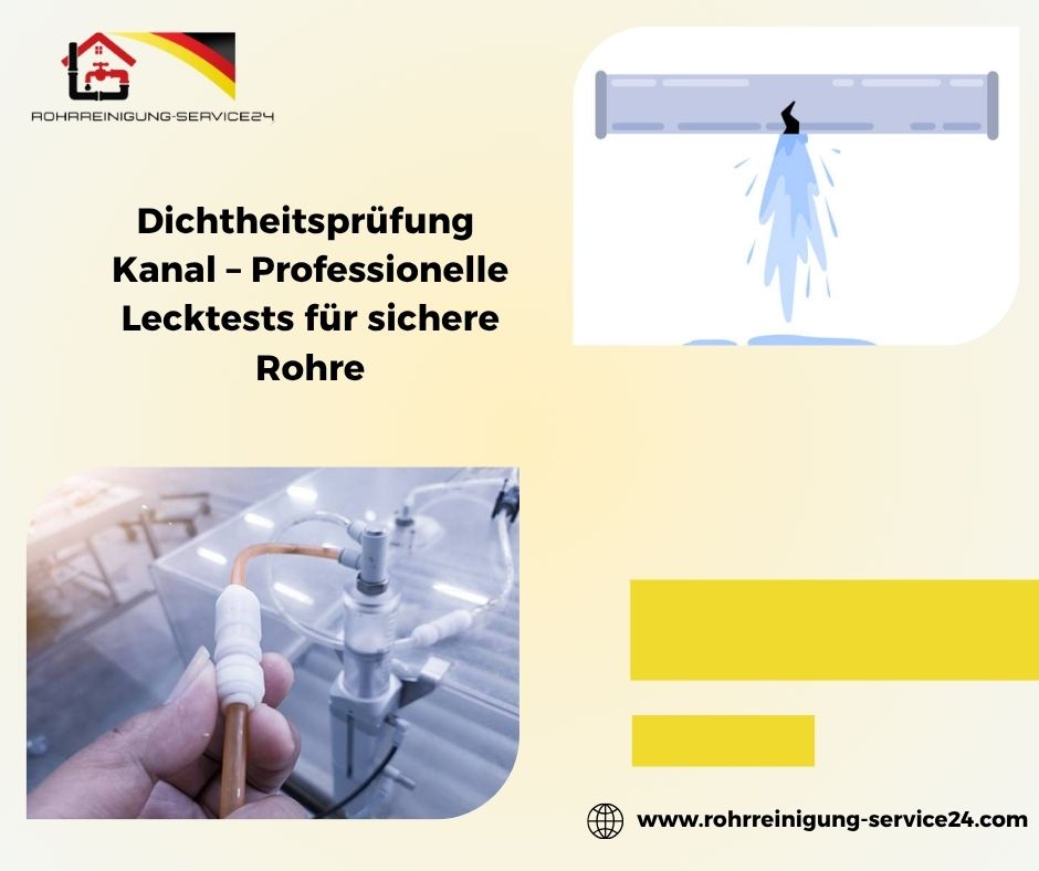 Dichtheitsprüfung Kanal – Warum wir die beste Wahl sind