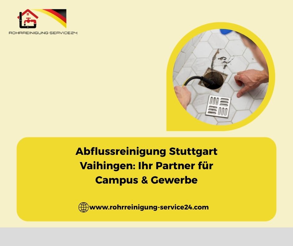 Was macht Stuttgart Vaihingen für die Rohrreinigung so speziell?