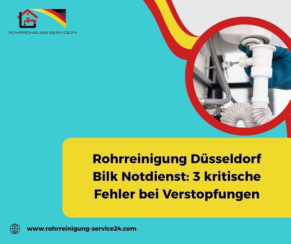 🚨 Sofort-Maßnahmen: Wenn die Spüle in Bilk überläuft