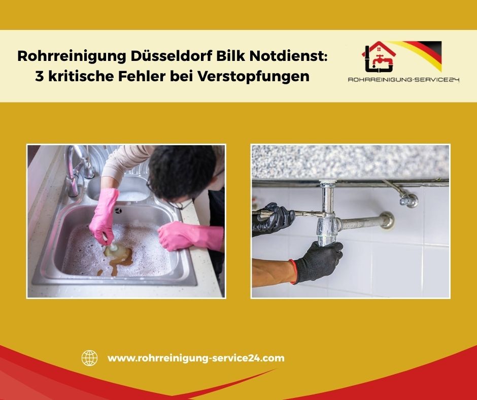Rohrreinigung Düsseldorf Bilk Notdienst