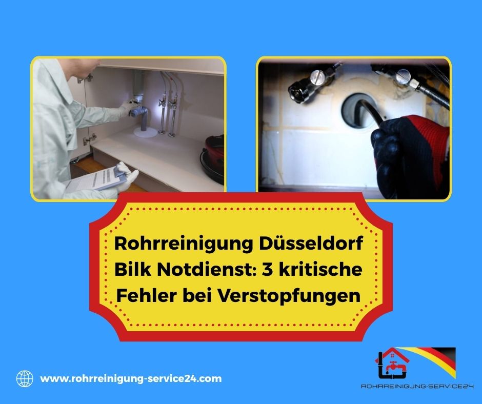 Rohrreinigung Düsseldorf Bilk Notdienst: Kosten, Recht & FAQ